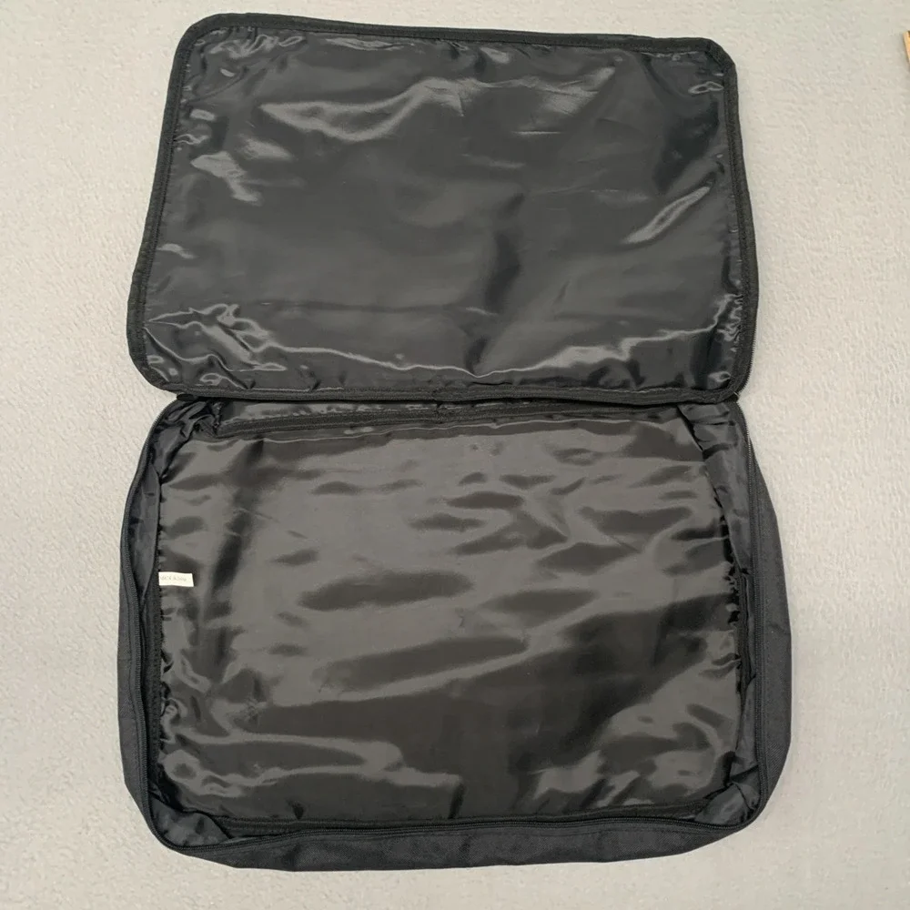Harley Davidson Travel Organizer Bag Black Mesh Zip Storage Packing Cube Pouch